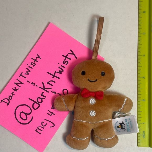 BNWT JELLYCAT FESTIVE FOLLY GINGERBREAD FRED(only) - Picture 3 of 8